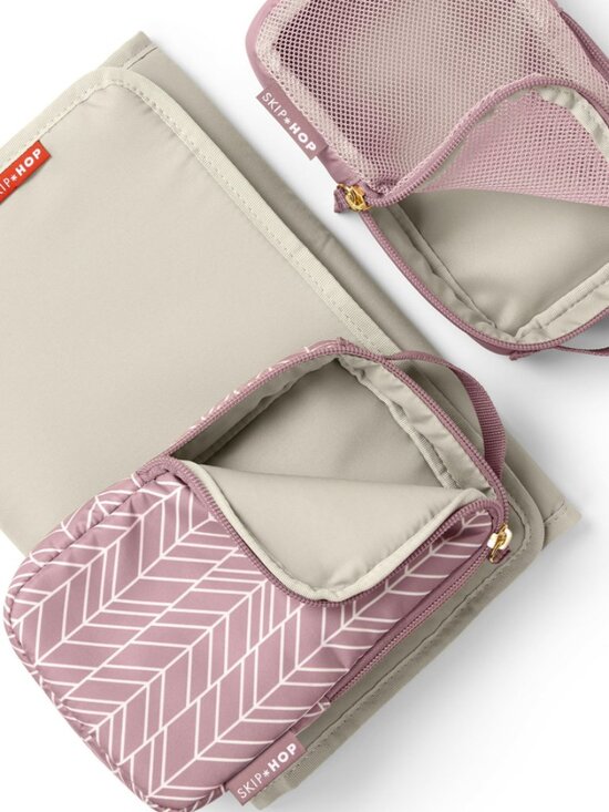Skip Hop Diaper Bag Backpack Bundle Forma Multi-Function Travel Mauve Mist NEW main image 11